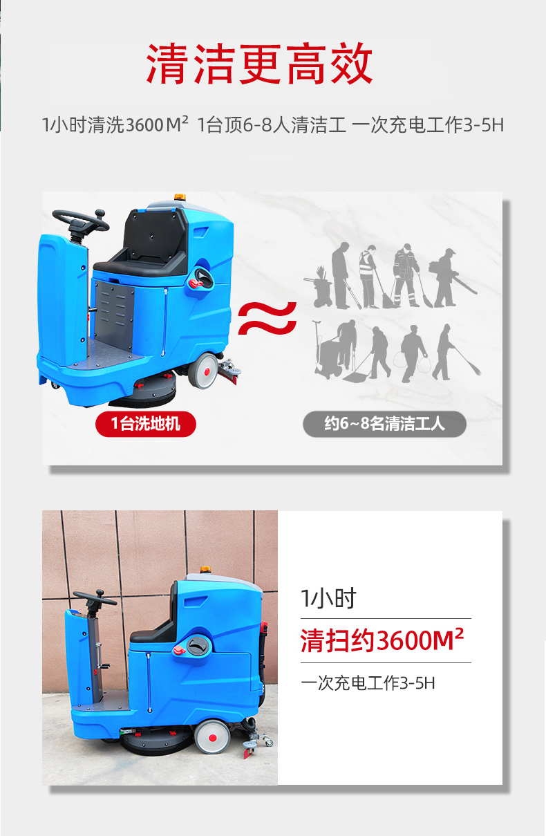 鹤岗驾驶式洗地机更适合用在高铁站