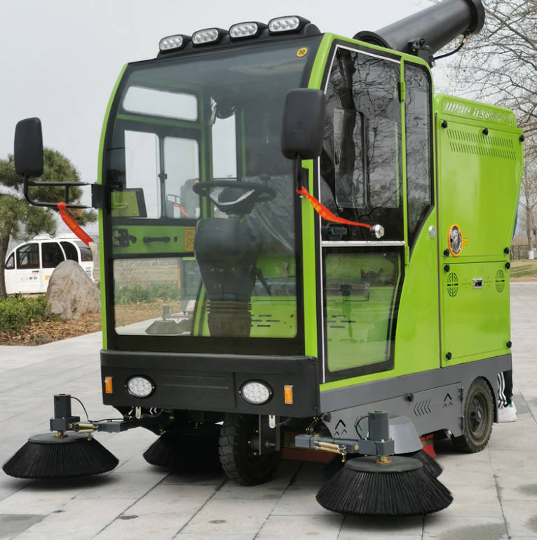 鹤岗道路清洁广泛应用电动环卫清扫车